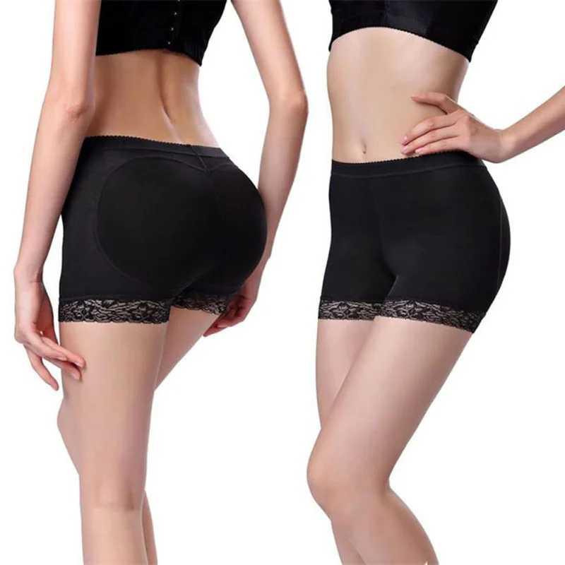 Sexy Women's Underwear Seamless Lace Safety Shorts Boxer Plus Size Female Panties Shorts Pants Shaper Hips Pads with Air Cushion