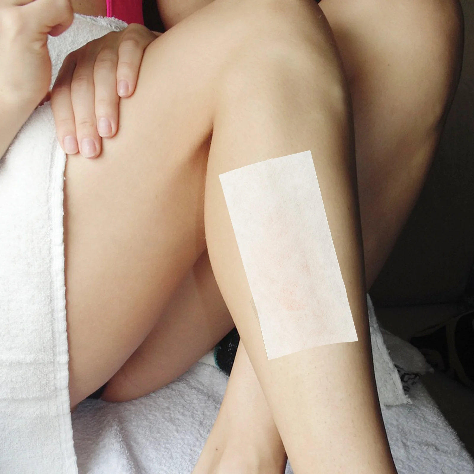 1 Roll Facial Wax Strips Body Hair Removal Wax Strips Face Waxing Strips(50 Meter) waxing strips body hair removal 6
