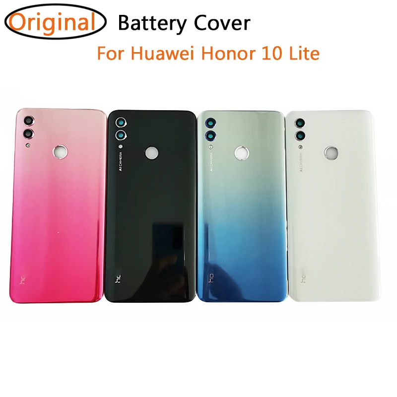 

Original Replacement Back Case Cover for Huawei Honor 10 Lite Battery Cover Rear Housing Door With Camera Lens