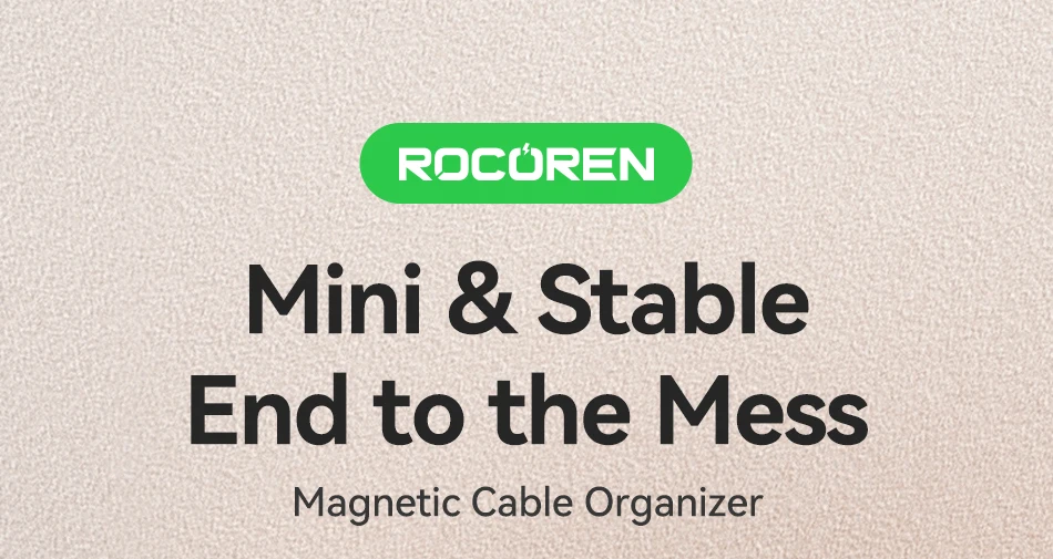 Rocoren Clips de câbles magnétiques