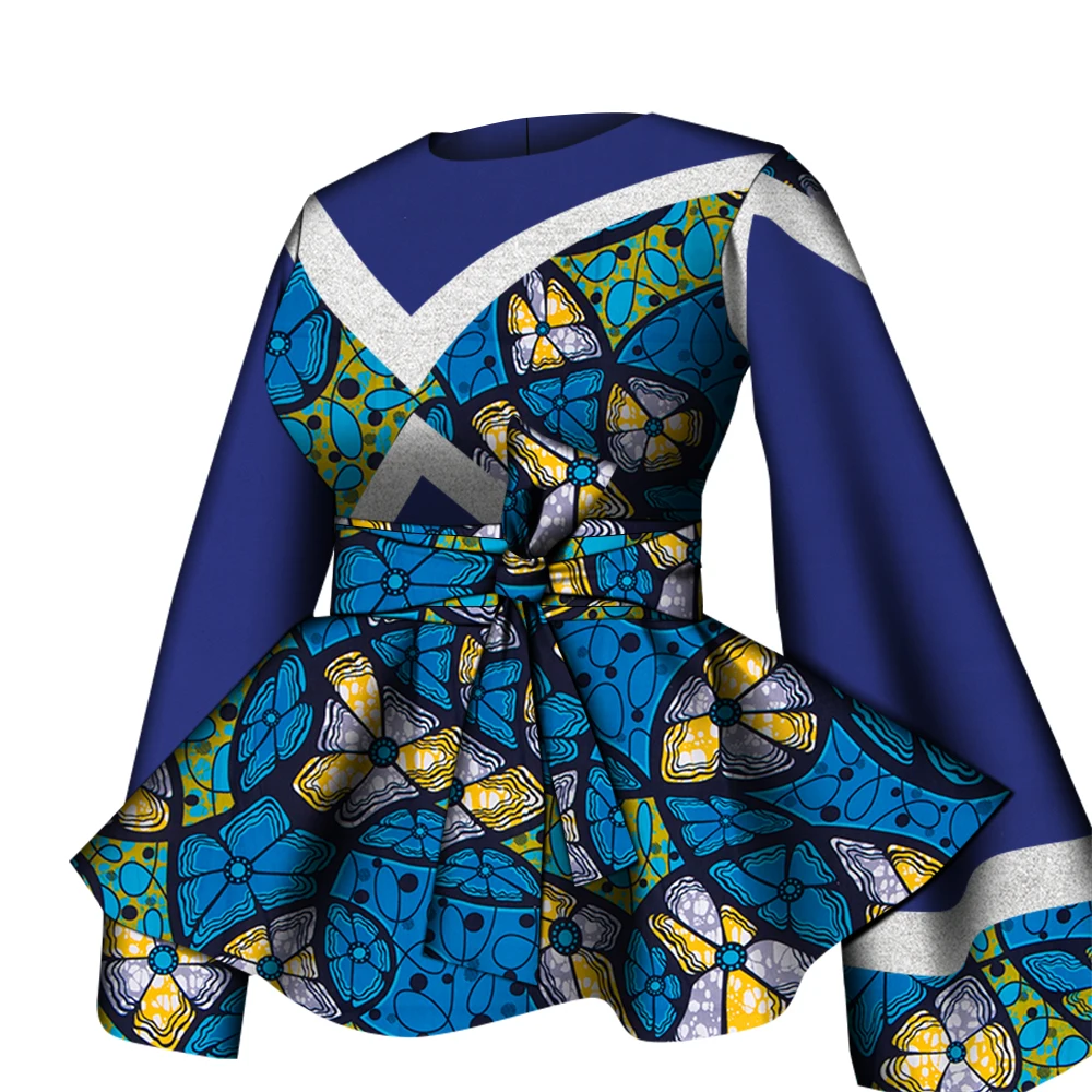 Fashion African Shirt Dresses for Women Dashiki Blouse Ankara