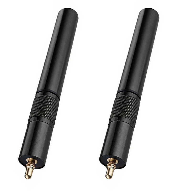 

2 Pcs 9 Inch Aluminum Alloy Billiard Pool Cue Telescopic Adjustable Snooker Cue Extension