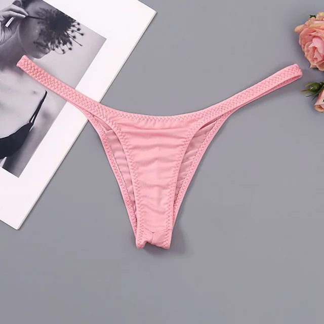 Womens Briefs Sexy Sports Thin Low Waist Lady Fancy Underwear Thin Straps Simple Breathable Sexy Lingerie Pack Women Solid Trunk