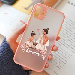 Chic Parental Style Phone Case - Hard Matte Cover with Fashionable Super Mama & Dad Design - iPhone XSMax (Style 1)