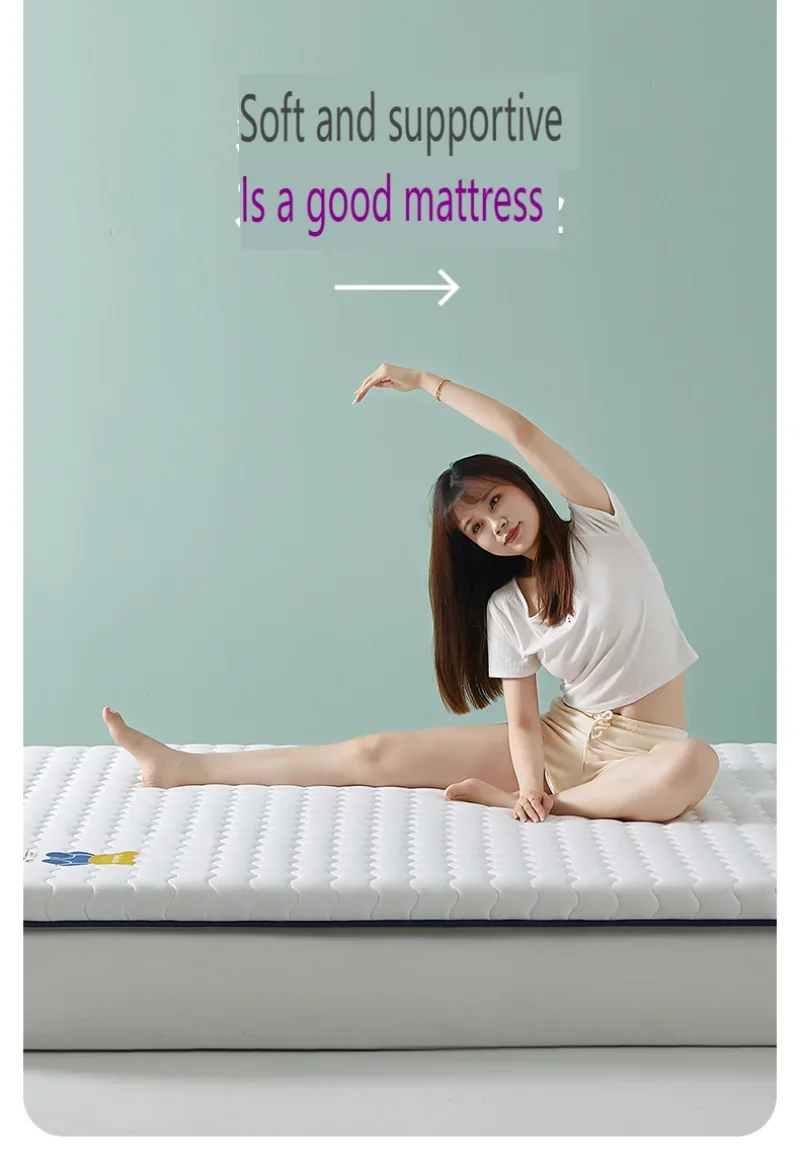 Description Picture 5 of itemSingle Bed Tatami Mattress Topper Soft Thick 4.5cm Sleeping Pad for Student Dormitory Kids Bed 90*190cm Quilted Mat Double 매트리스