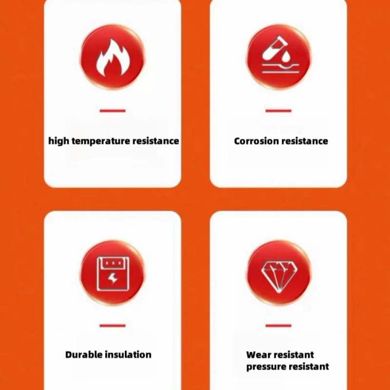High temperature resistant and fire-resistant adhesive cloth for use in high-temperature environments Fire resisting sleeves