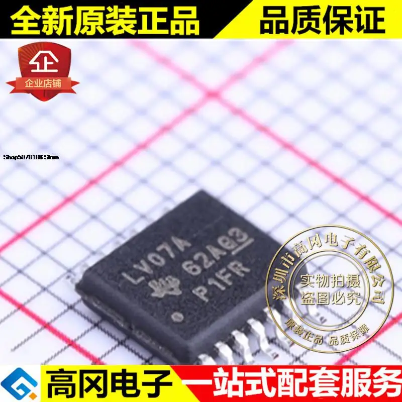 

5pieces SN74LV07APWR TSSOP-14 LV07A TI
