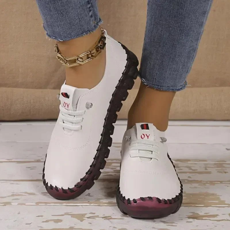Women's 2024 Fashion Lightweight Sneakers - Soft Bottom, Casual & Stylish Outdoor Sports Shoes