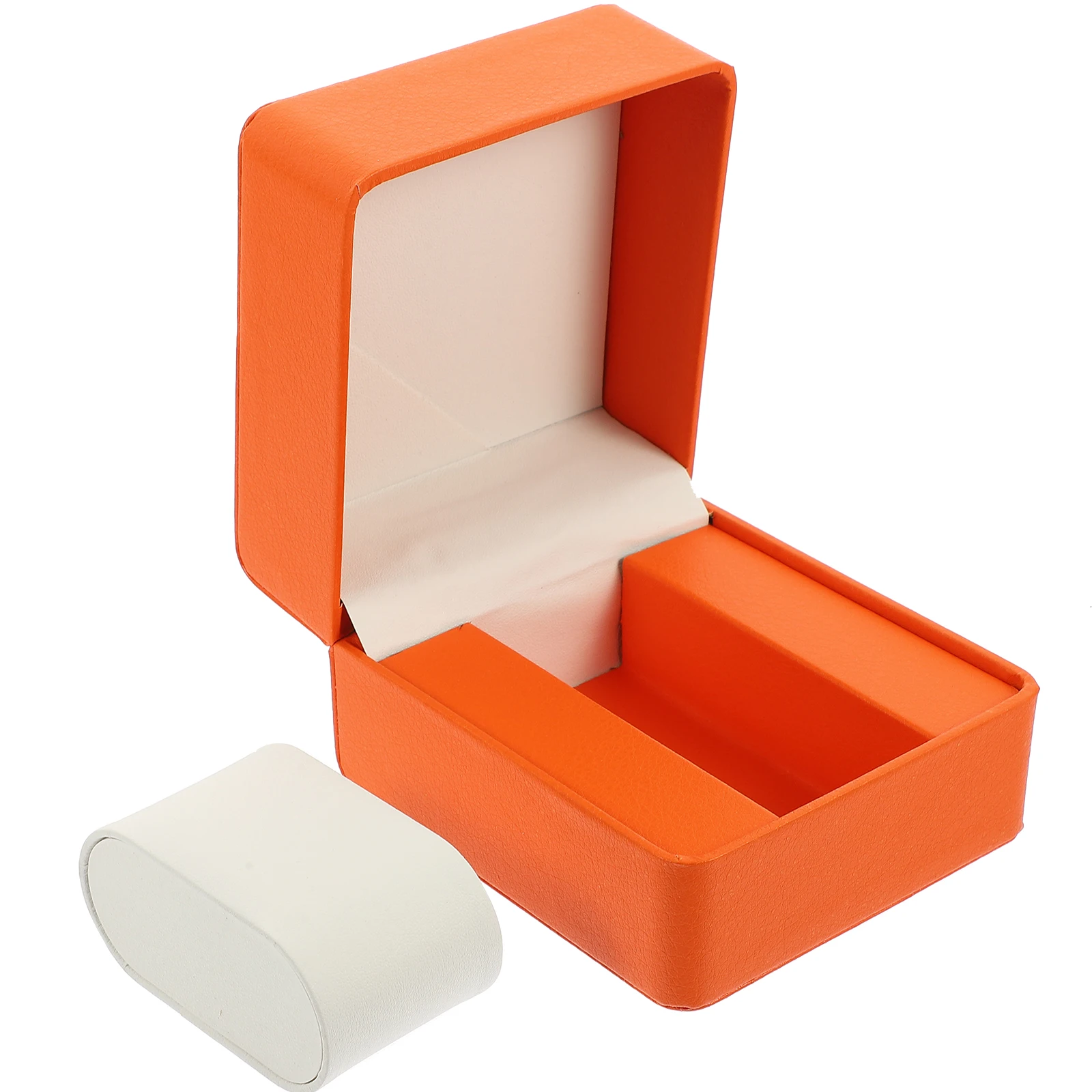 Watch Storage Box PU Single Watch Display Case Wristwatch Holder Travel Jewelry Organizer For Men Gift