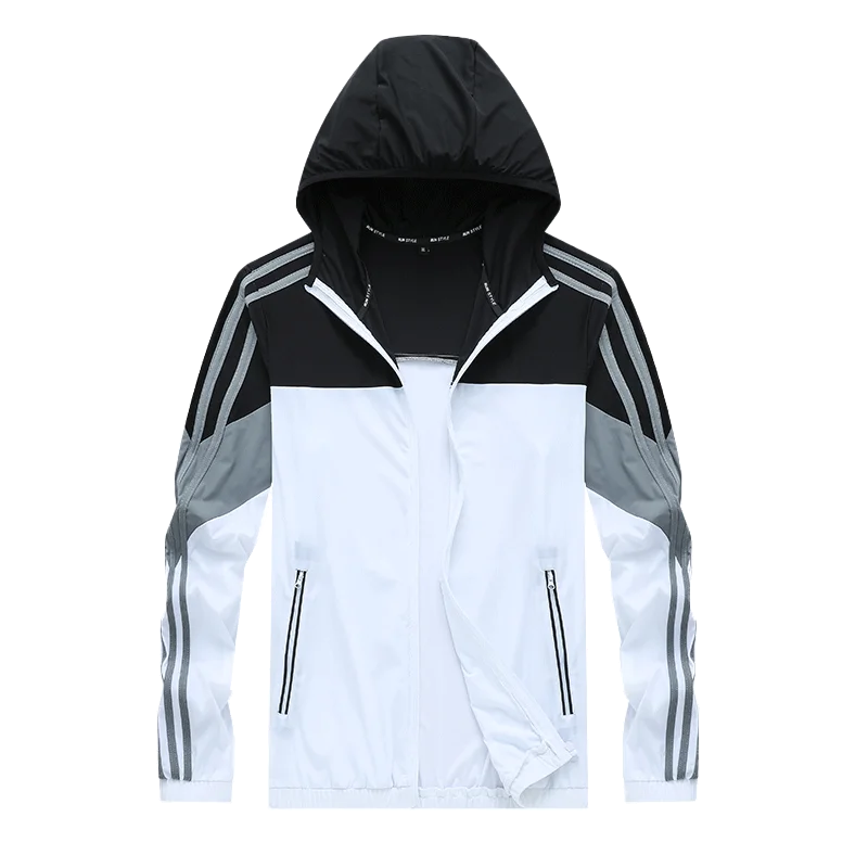 New zipper, lightweight, breathable, and dry for men and women's outdoor jackets, sun protection clothing, skin clothing, men's