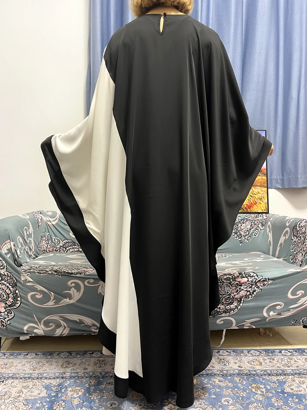 Abayas For Womens Chiffon Robe Femme Long Muslim Black White Frock African Ramadan Prayer Clothes Moroccan Caftan Loose Wrap