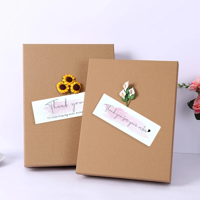 120Pcs Thank You for Your Order Stickers Labels for Envelope Sealing for Small Business Decor Sticker Stationery Package Decor