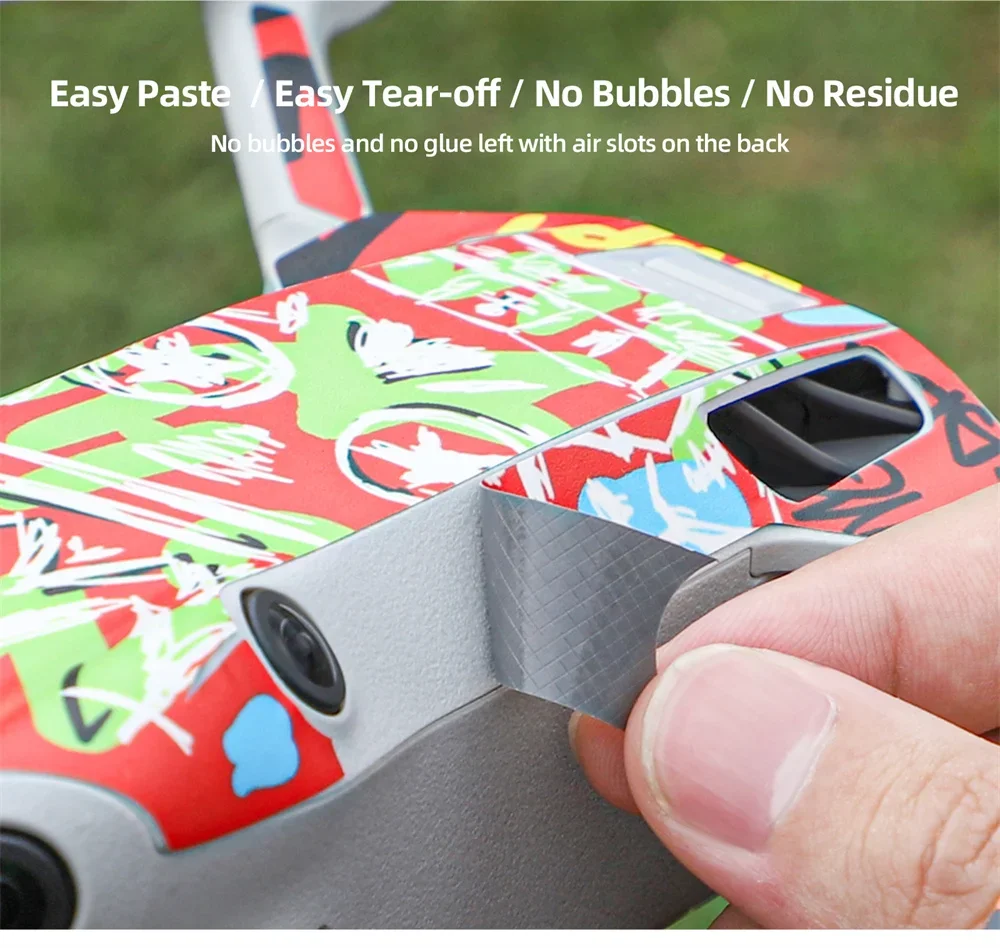 Description Picture 6 of itemSkin For DJI Mini 4 Pro Drone Waterproof Stickers Camera Drone Decals RC 2 Accessories For mini 4 pro