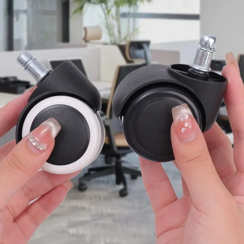 Office Chair Wheels 5/1PCS Soft Mute For Work Chair