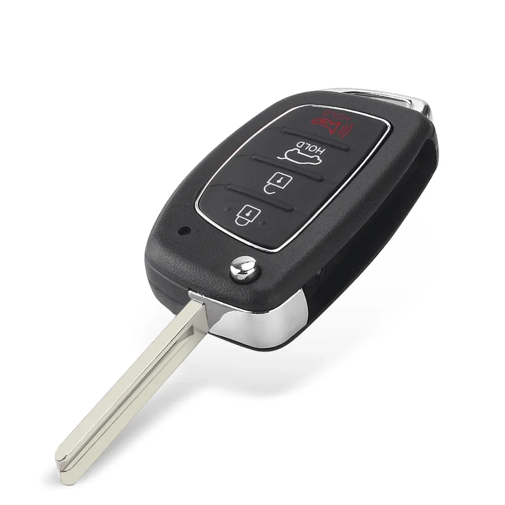 Фото Раскладной Автомобильный ключ KEYYOU, оболочка для Hyundai Solaris ix35 ix45 ELANTRA Santa Fe HB20 Verna HY15/HY20/TOY40 Blade 3 кнопки №4