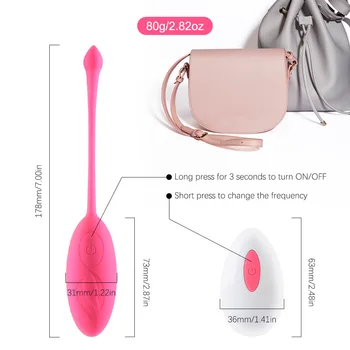 Vibrating Egg Vibrator for Women Wireless Love Egg G Spot Clitoris Stimulation Vagina Massager Female Vibrator Sex Toy for Adult 6