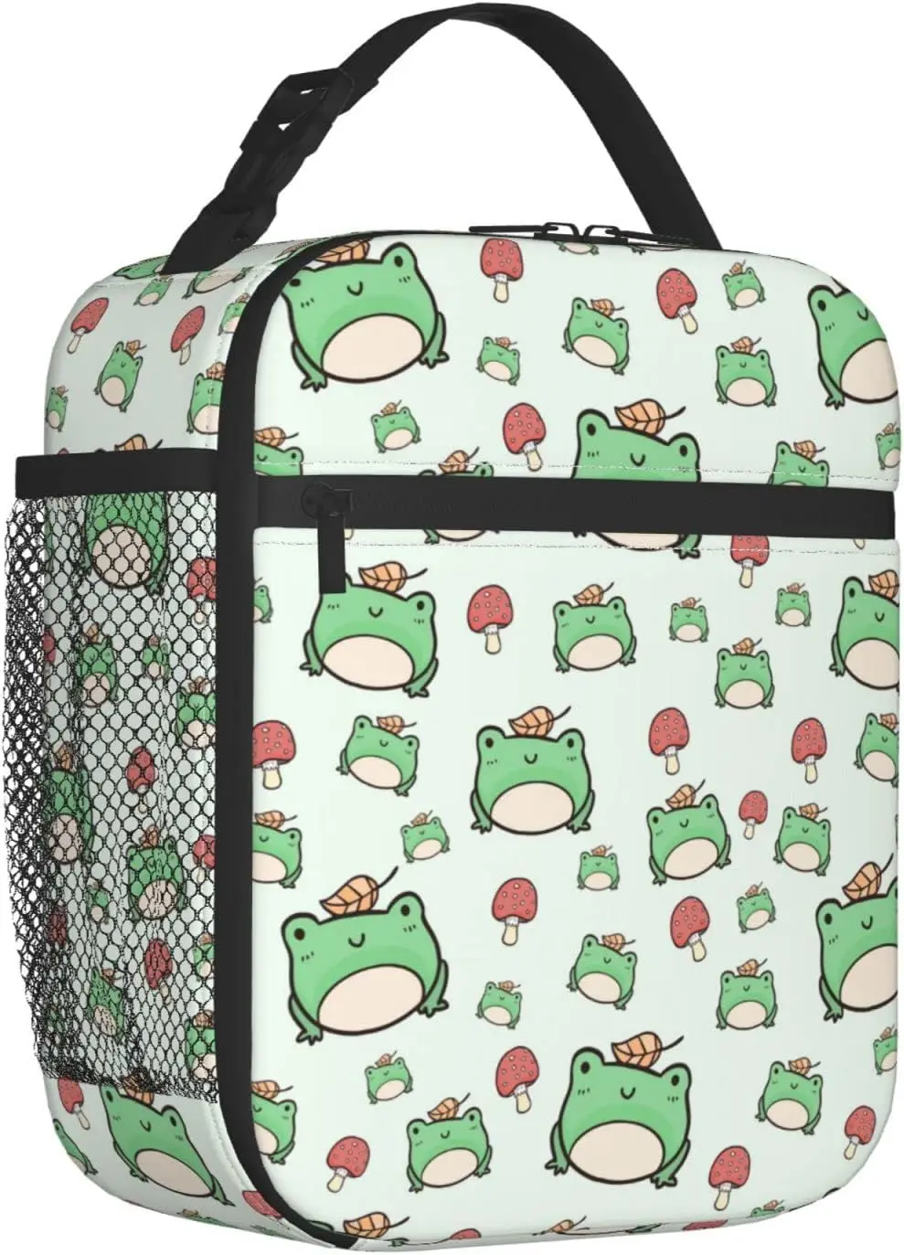 

Cute Frog Lunch Bag For Women Men Leakproof Cooler Tote Bags Reusable Insulated Lunchbox For Office Work School Picnic Travel