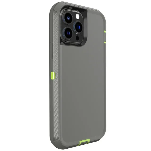 Luxury 3-in-1 Shockproof Armor Case with Soft Bumpers and Protective Hard Cover