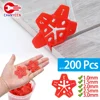50-200Pcs Ceramic Spacers Clips Tile Leveling System 1/1.5/2/2.5/3cm for Floor Wall Tile Gap Leveling System Construction Tools 1