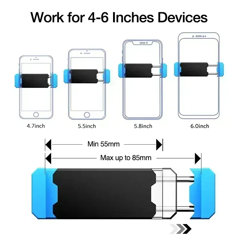 Universal Air Vent Car Phone Mount - Adjustable Mobile Holder Stand