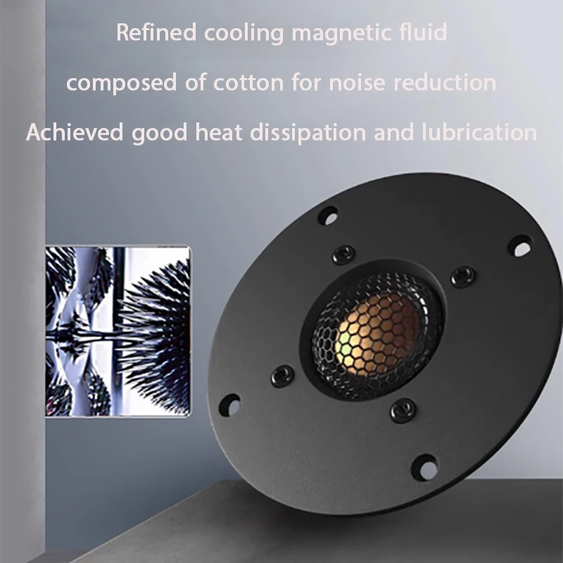 4 Inch Tweeter Speaker 30W 8Ohm Aluminium Alloy Panel Imported Beryllium Copper Wire Edge Film Loudspeaker AOSIBAO