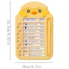 1 PC Self-discipline clock card, children's schedule, make a daily plan, time management for kids boys girls 6