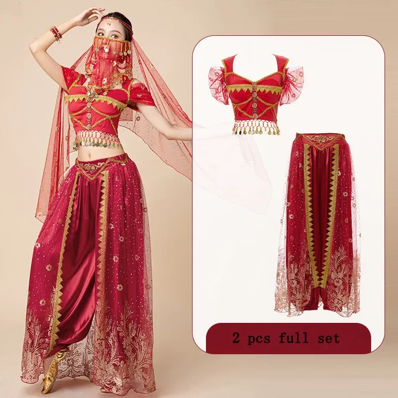 Belly Dance Dress Jasmine Princes Cosplay Dresses Han and Tang Chinese Style Cos Costume Girls female Belly Dance Outfits