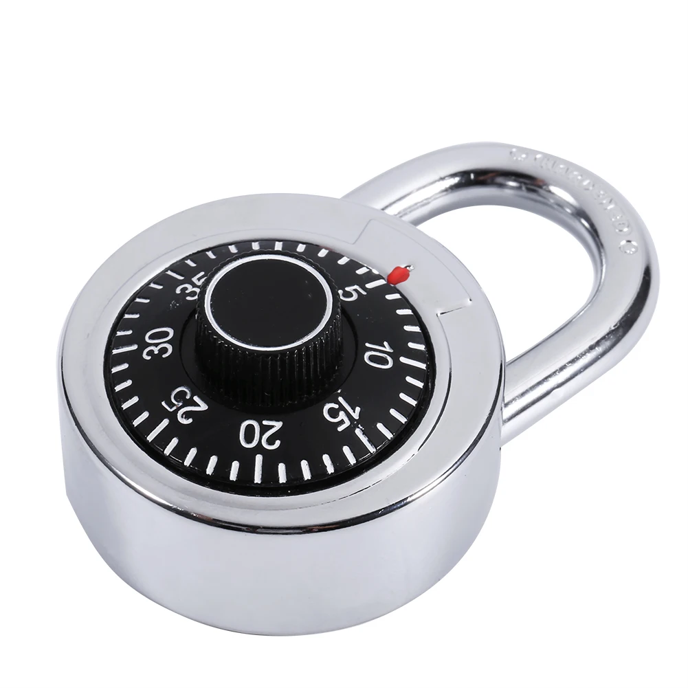 Combination Padlock Round Dial Number Luggage Suitcase Security