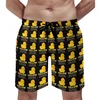 Summer New 3D Printed Cute Animal Yellow Duck Beach Shorts For Men Kid Funny Streetwear Swimming Trunks Fashion Cool Short Pants 4