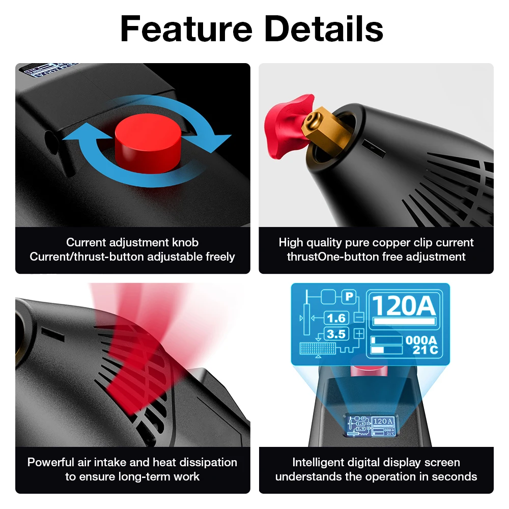 220V/110V Arc Welding Machine 3000W Handheld Electric Arc Welders New Type All-digital Intelligent Handheld Welding Equipment