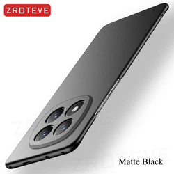 ZROTEVE Slim Hard Matte Phone Case - Enhanced Protection for Redmi Note 13 (Matte Black)