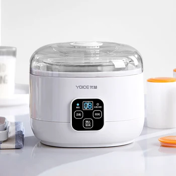 1.0L Automatic Yogurt Maker with Jars Household Multifunction Mini Yogurt Machine Rice Wine Natto Machine DIY Yogurt Tools 220V 1