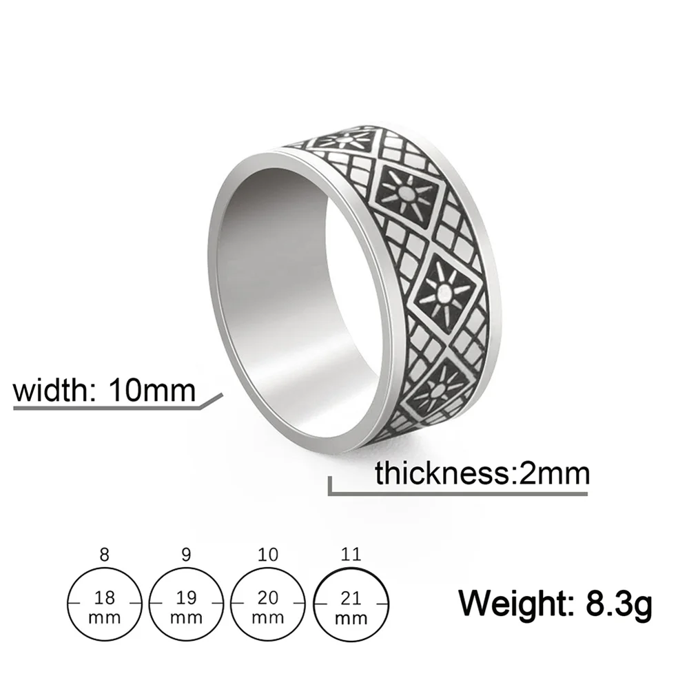 Geometrische einfache Raute Ring Edelstahl minimalist ischen Frauen Sonnen ringe Modeschmuck Valentinstag Geschenk für Liebhaber Schmuck – Detail 5