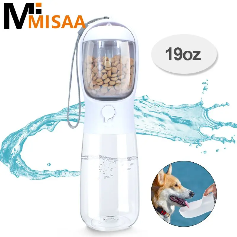 

Pet Drinker Large Capacity Dual Outdoor Walking 330ml/550 Ml For Dogs Puppies And Cats Dog Accessories Water Dispenser Portable