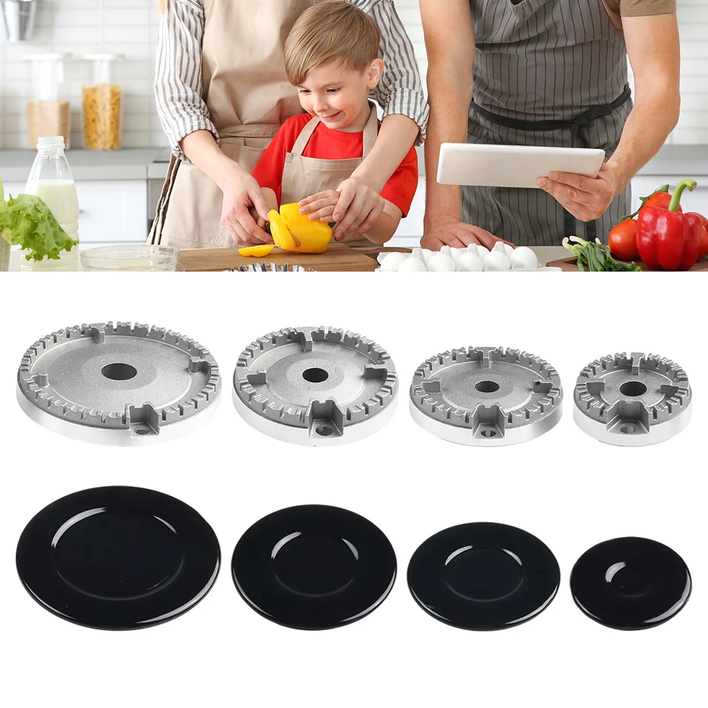 

Upgrade Oven Gas Hob Burner Flat Fire Cover Crown Flame Cap Gas Burner Flame Cap Fits Most Gas Stove Burners Accessories