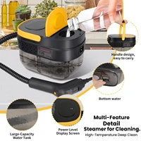 Nettoyeur vapeur haute pression 2500W, nettoyeur vapeur haute température portable avec réservoir d'eau de 1600ML, machine de nettoyage à la vapeur pour la maison, la salle de bain, la cuisine, la voiture 2