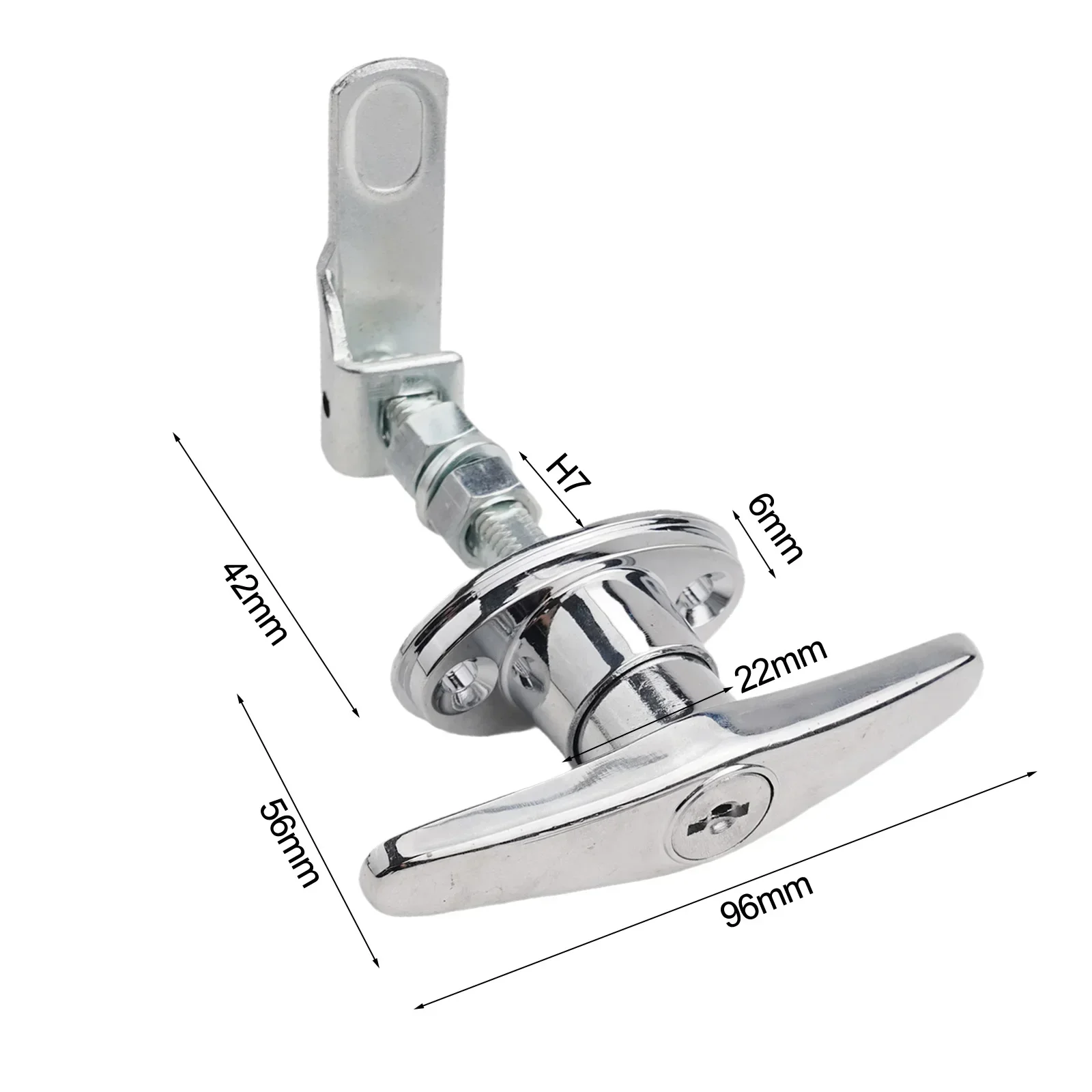 Garage Lock Door Handle With Keys Zinc Alloy Combination Door Lock Hardware Mechanisms T Handle For Truck Garage 1pcs door lock cylinder