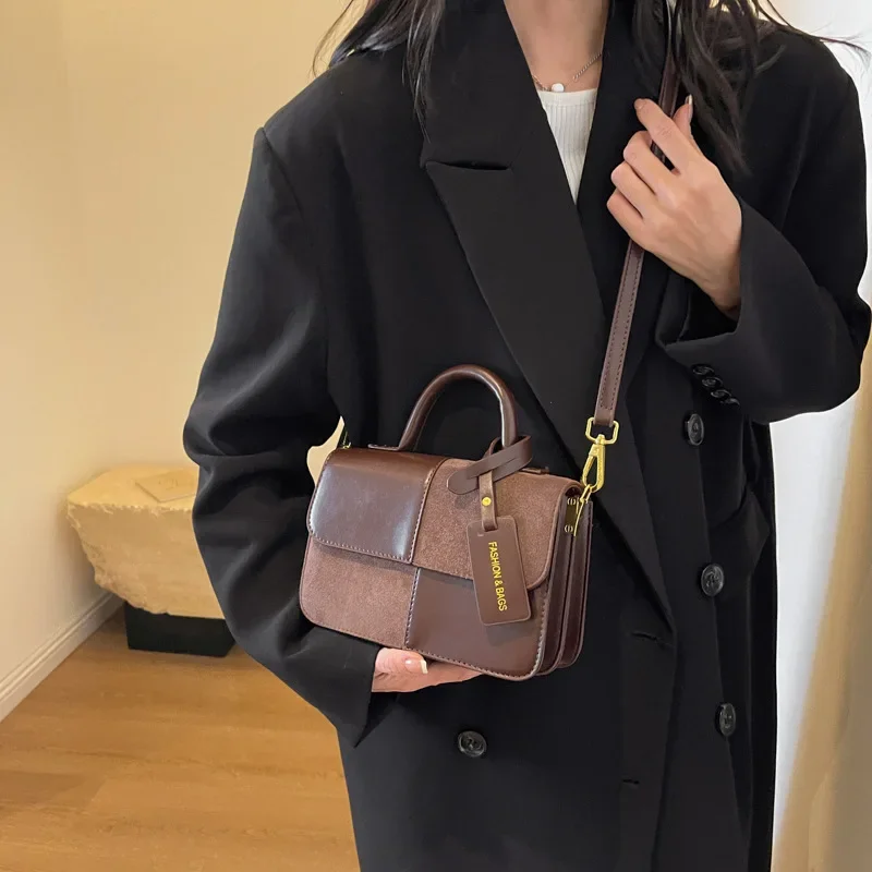 Advanced Texture Niche Ladies 2024 New Fashion Portable Shoulder Bag Popular All-Matching Crossbody Bag