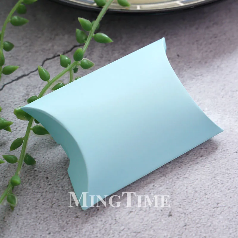 50/100 Stück Kissenförmige Süßigkeitenschachteln Kraftpapier-Verpackung Gold Silber Streifen Punkt Blumen Hochzeit Party DIY Geschenkbox Kekstüte – Detail 15