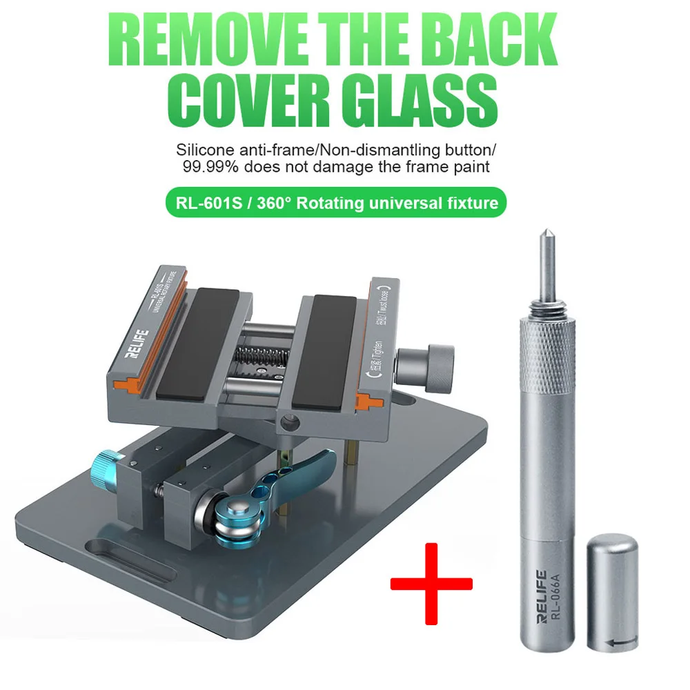 RELIFE RL-601S 360&deg; Rotating Fixture Mobile Phone Rear Glass Removal Tool Separation Frame Back Cover without Hurting Paint