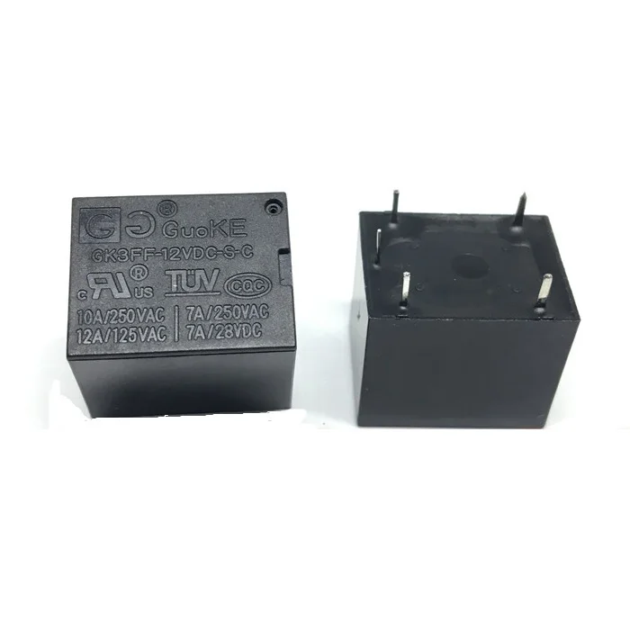 5PCS 릴레이 GK3FF 12VDC 24VDC S A GK3FF 5VDC 12VDC 24VDC S C 4PIN 5PIN 10A ...