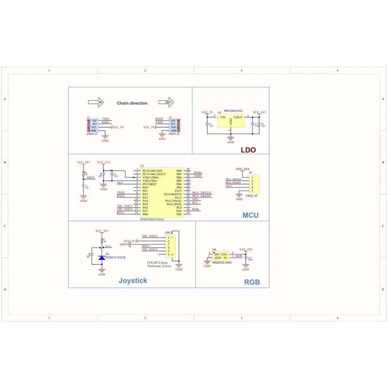 AU61-Hall 전자기 조이스틱 X/Y/Z 3축 입력 UART 직렬 프로그래밍 가능 확장 체인 조이스틱 고정밀