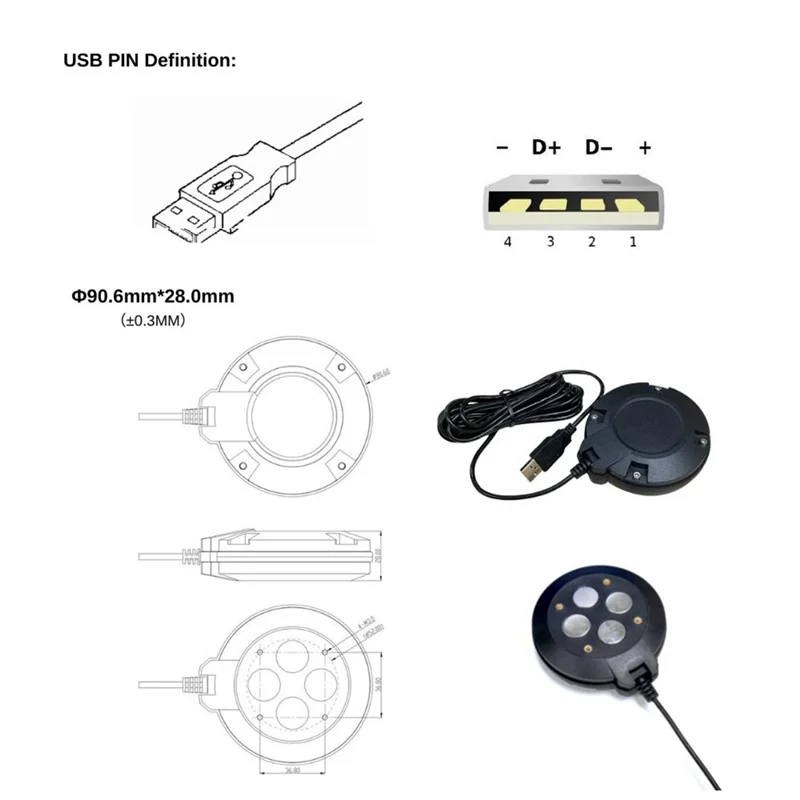 스몰 사이즈 농업 지지대, 안드로이드 블루투스, USB, GPS, GNSS, 리시버 안테나 모듈, 5V 전송 속도 115200, GM906BT L1 L5