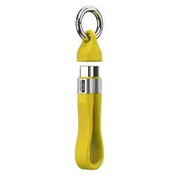 High - Speed USB - C to USB - C 240W 40Gbps Keychain Cable - 8K Video & Power Delivery - 0.13m (Yellow)