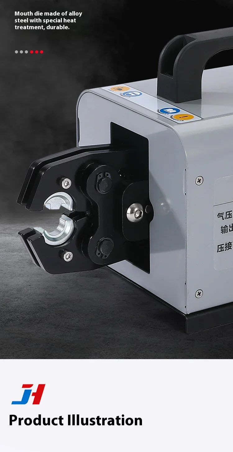JH-60L Pneumatic Crimping Machine SC Bare Terminal Press Copper Lug Electric Cri