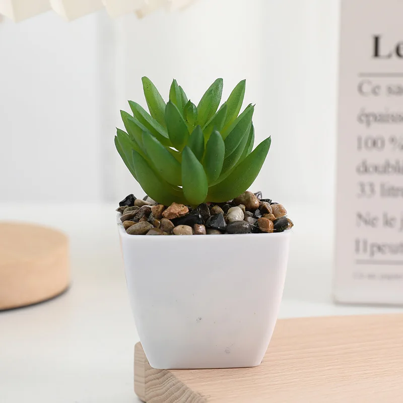 Mini Artificial Succulent Bonsai for Home and Office Decor