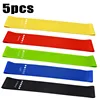 1/3/5pcs Fitness Equipment, Rubber Resistance Band, Yoga Gym, Elastic Gum Strength, Pilates, Women'S Weightlifting Exercise