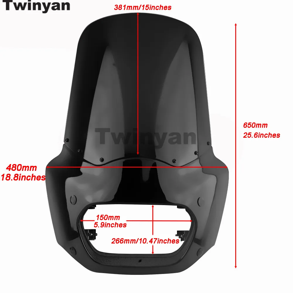 Fat Bob Motorcycle Fairing Road Warrior For Harley Softail Fat Bob FXFB-19 For S FXFBS-23