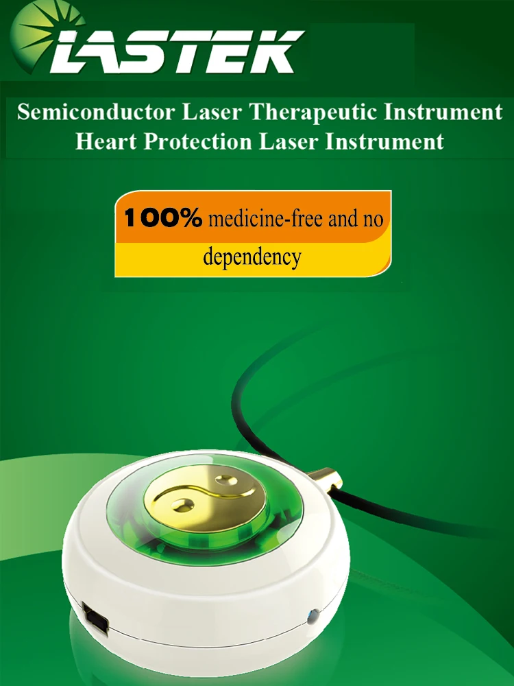LASTEK 650nm Laser Wearable Necklace LLLT Laser Therapy Device for Coronary Disease Angina Heart Protector