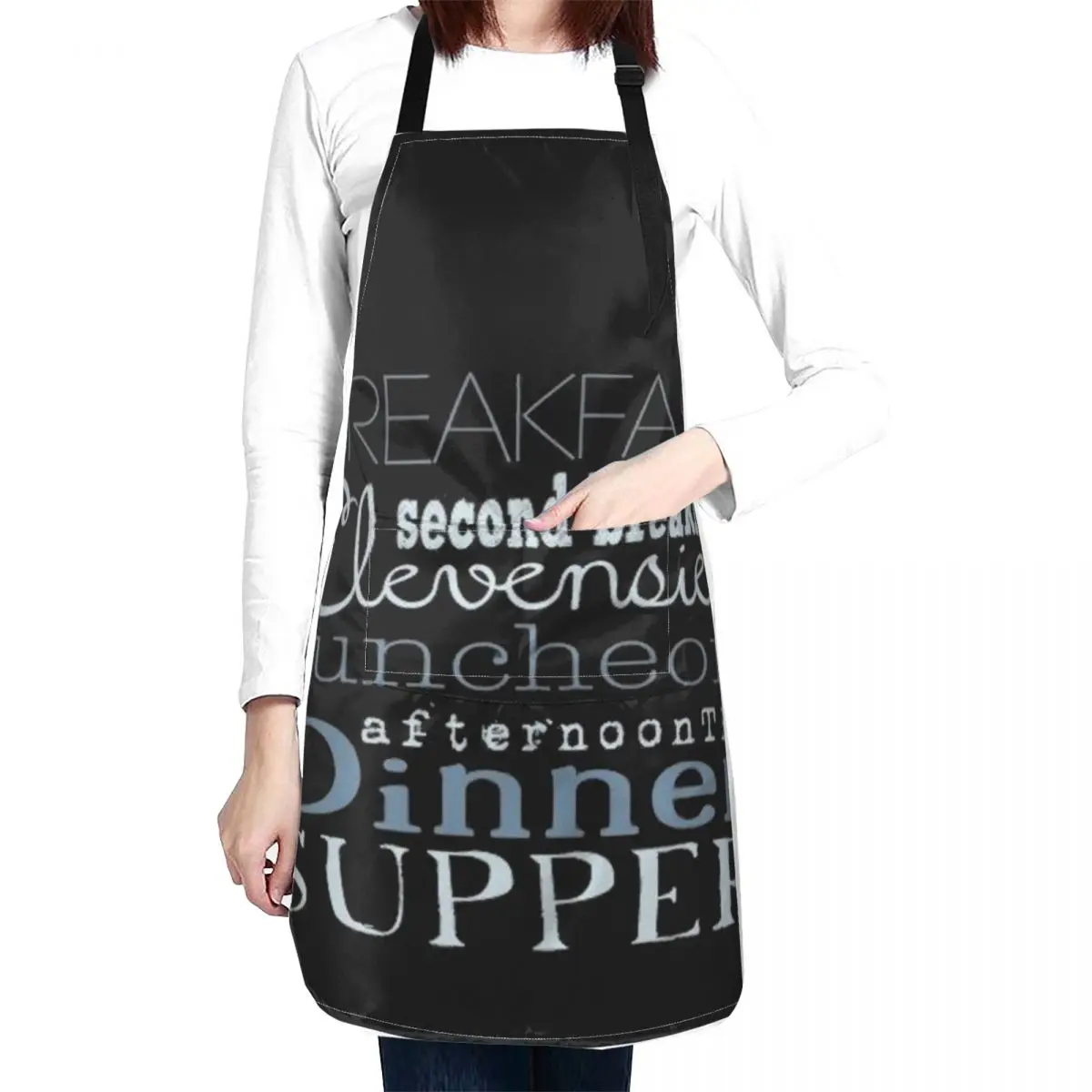 

7 meals Apron aprons for women with pocket Kitchen And Household Goods Things For Kitchen Kitchen Kawaii Accessories